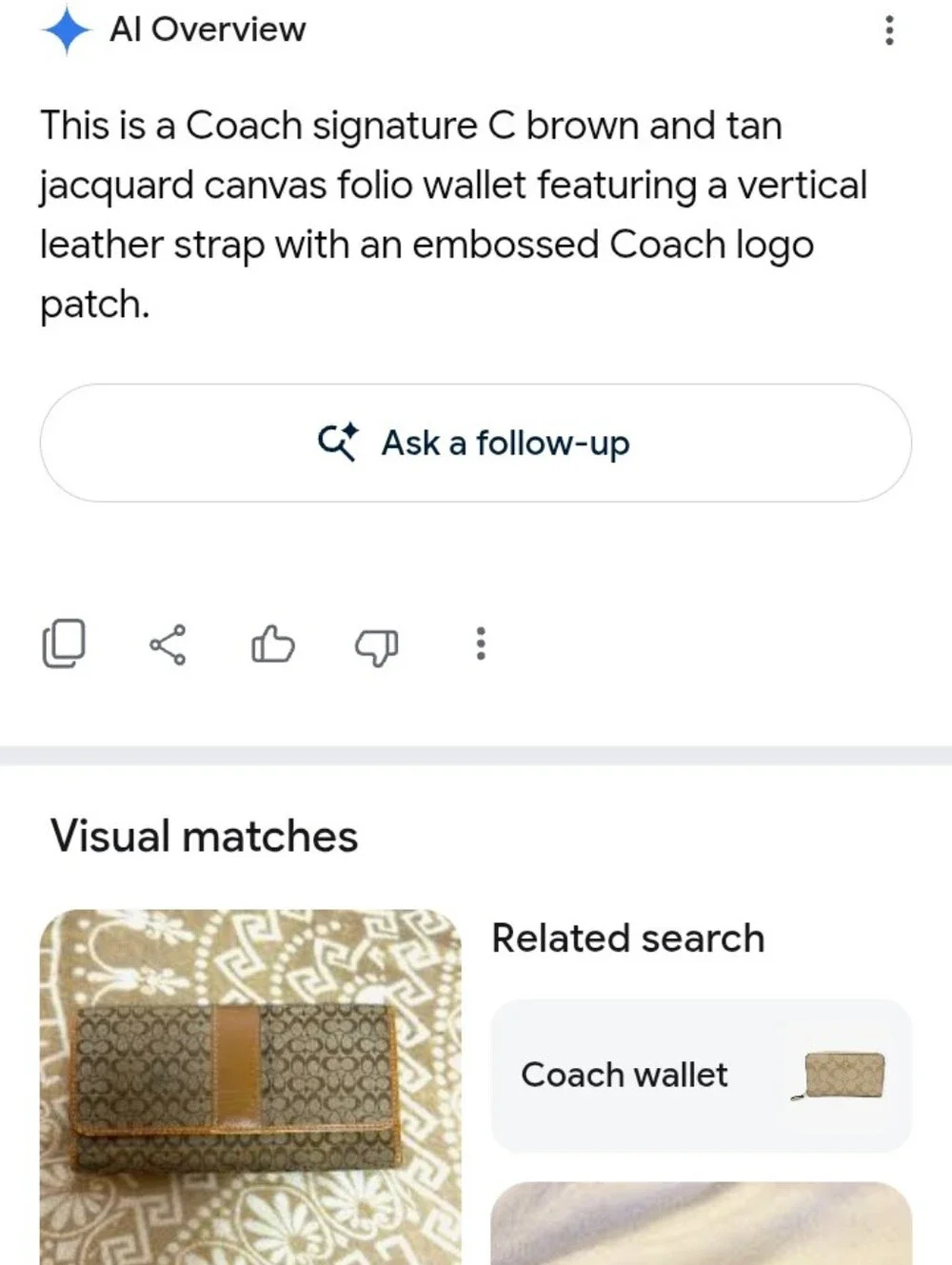 Coach vintage signature